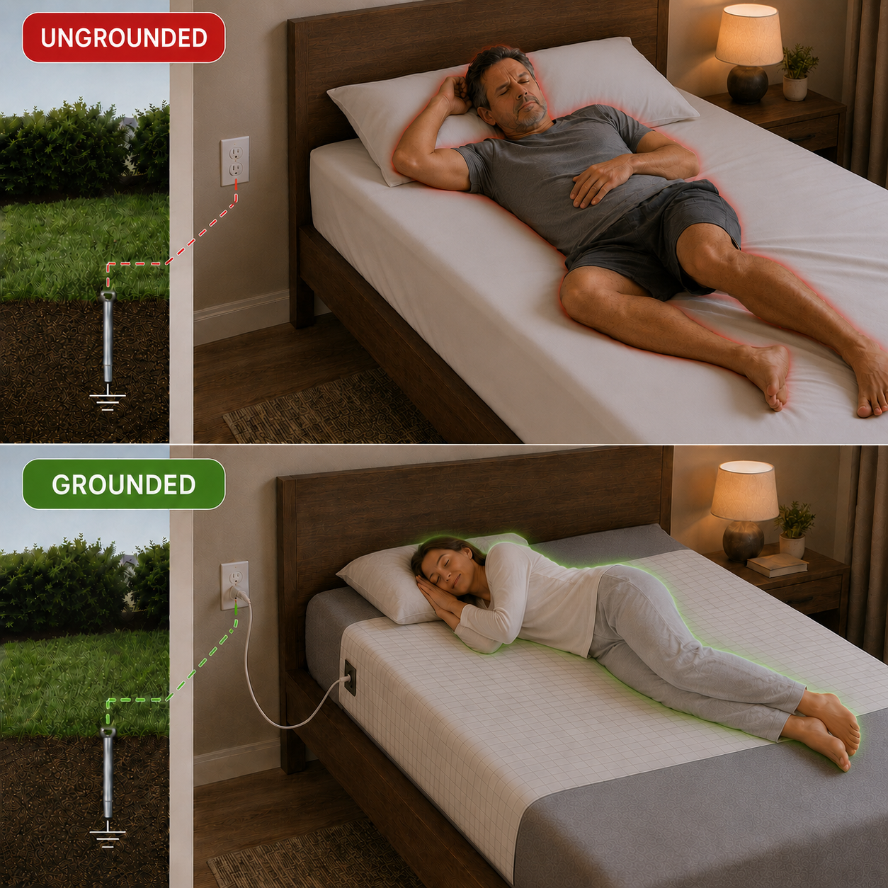 Grounding Bed Sheet
